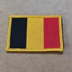 Belgische vlag patch, Ophalen of Verzenden, Embleem of Badge