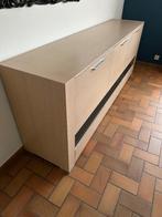 Dressoir met glazen leggers, Huis en Inrichting, Ophalen, Gebruikt, Met deur(en), Glas