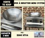 Wok à induction Menu System professionnel - Garantie 3 mois, Elektronische apparatuur, Kookplaten, Ophalen, Refurbished, Tussenbouw