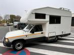 Unieke oldtimer camper Toyota Hilux 2.4D, Caravans en Kamperen, Mobilhomes, Buitenlamp, Alkoof, Ringverwarming, Roue de secours