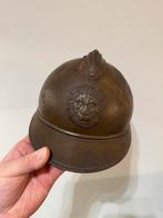 Wo1 ABBL M15 helm mosterdkleur, Verzamelen, Ophalen of Verzenden