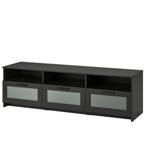 IKEA BRIMNES zwart tv-meubel (180 cm) - goede staat, Ophalen, Minder dan 50 cm, Gebruikt, 150 tot 200 cm