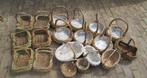 Mooie Grote Partij van allerlei Rieten Manden, Huis en Inrichting, Ophalen, Zo goed als nieuw, Riet, Mand