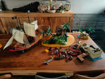 Playmobil piraten boot met groot eiland 2