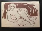 Zeefdruk (4st.) - Maurice Van Essche - nude studies - naakt, Ophalen of Verzenden