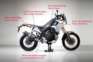 Yamaha Rtech Tenere T7 Revolution set (grey/black/red)  beschikbaar voor biedingen