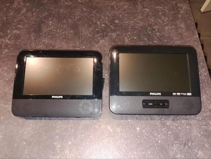 Draagbare Philips LCD DVD player (combi), TV, Hi-fi & Vidéo, Lecteurs DVD, Comme neuf, Enlèvement