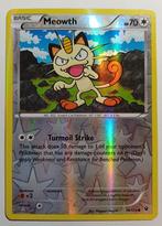 Pokémonkaart Meowth XY-Fates Collide 74/124 Reverse Holo, Foil, Gebruikt, Ophalen of Verzenden, Losse kaart