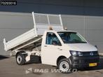 Volkswagen Transporter 150PK Kipper Trekhaak Euro6 Tipper Be, Auto's, Gebruikt, 4 cilinders, Volkswagen, Wit