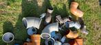 pvc tussenstukken, Doe-het-zelf en Bouw, Buizen en Afvoer, Ophalen, Gebruikt, PVC