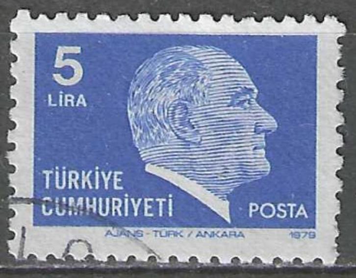 Turkije 1979 - Yvert 2258 - Ataturk - 5 l. (ST), Postzegels en Munten, Postzegels | Europa | Overig, Verzenden