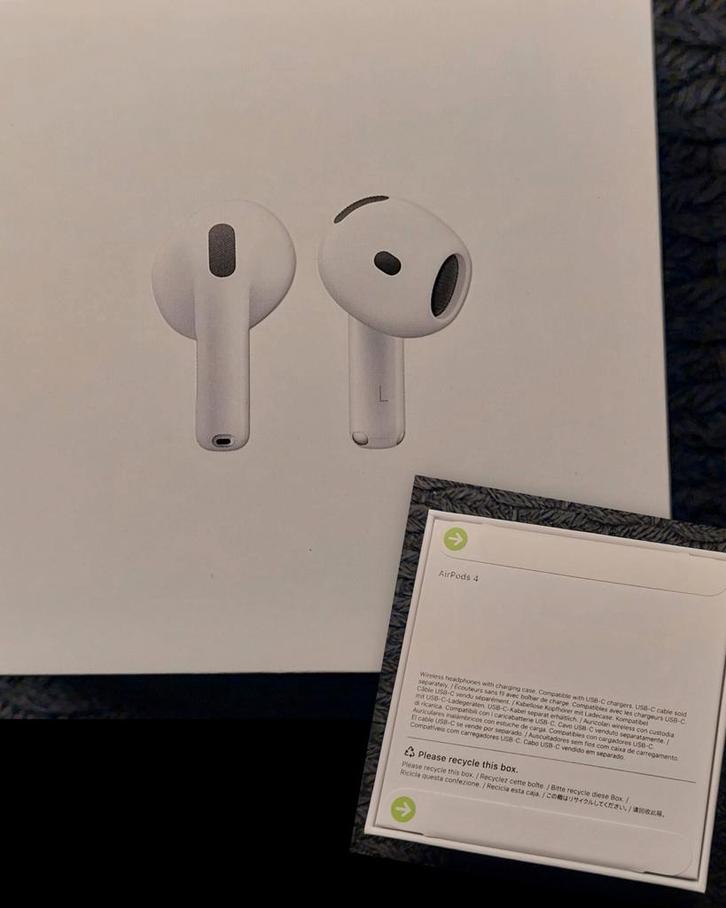 Apple AirPods (4th generation), Audio, Tv en Foto, Hoofdtelefoons, Nieuw, Overige merken, Draadloos, Bluetooth, Ophalen