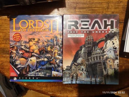Lords of the Realm II + REAH Big Box PC-games in blisterverp, Games en Spelcomputers, Games | Pc, Zo goed als nieuw, Avontuur en Actie