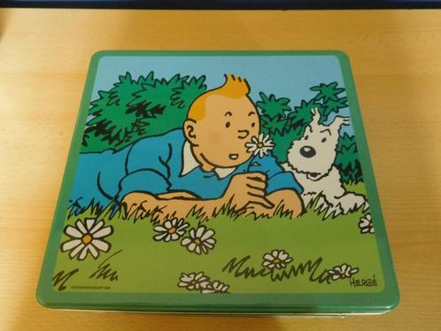 Boîte métallique Tintin et Milou, Collections, Personnages de BD, Utilisé, Autres types, Tintin, Enlèvement ou Envoi