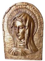 Wenende Maria wandplaat, Antiek en Kunst, Antiek | Religieuze voorwerpen, Ophalen