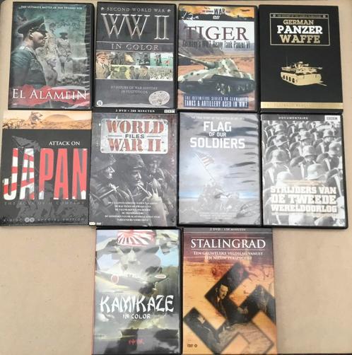 Lot van verschillende dvd documentaires Tweede Wereldoorlog, Cd's en Dvd's, Dvd's | Documentaire en Educatief, Zo goed als nieuw