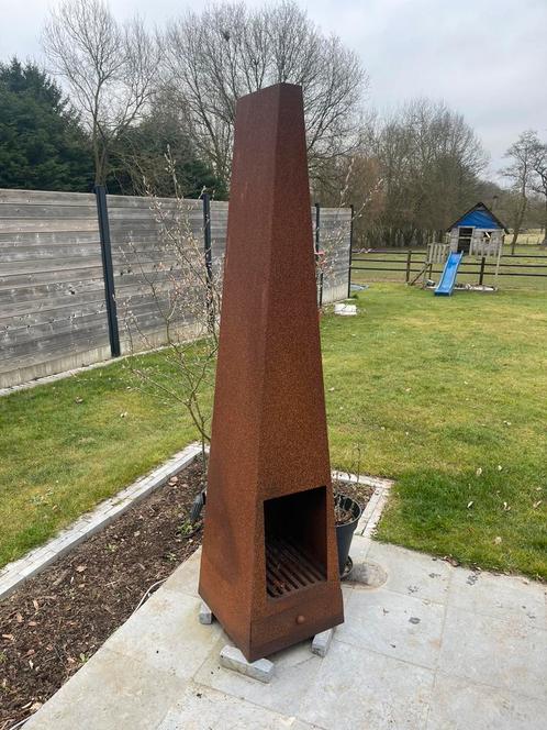 Terrashaard Cortenstaal, Tuin en Terras, Tuinhaarden, Ophalen