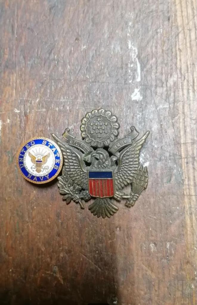 Amerikaans postmilitair embleem uit de Tweede Wereldoorlog v, Verzamelen, Militaria | Tweede Wereldoorlog, Verzenden