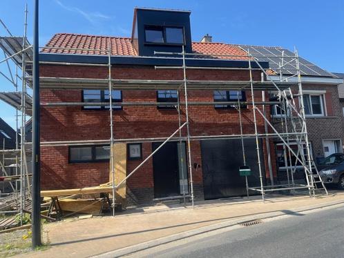 afix stelling helemaal compleet, grote aantallen 100m2, Doe-het-zelf en Bouw, Steigers, Zo goed als nieuw, 5 meter of hoger, Ophalen