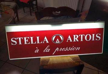 Enseigne lumineuse Stella Artois, Enlèvement, Utilisé, Table lumineuse ou lampe (néon)