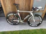 Atom 6 Vaporo tijdritfiets full carbon inclusief hoge wielen, 53 tot 57 cm, Ophalen, Gebruikt, Carbon