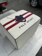 Polo sport poef, Vierkant, 100 tot 125 cm, Ophalen of Verzenden, Zo goed als nieuw