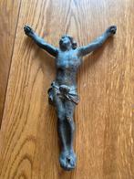 Ancien Christ en fonte à suspendre., Antiek en Kunst, Antiek | Religieuze voorwerpen, Ophalen of Verzenden