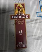 Steenbrugge opzet tap reclame dubbel bruin, Verzamelen, Ophalen of Verzenden