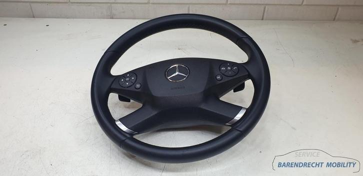 4-spaaks stuurwiel Mercedes W207 W212 E Klasse zwart stuurwi, Auto-onderdelen, Besturing, Mercedes-Benz, Gebruikt