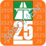 Sticker Zwitserland Snelweg - Pass (geldig -> 31-01-2026), Tickets en Kaartjes, Drie personen of meer