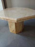 Marmeren bijzettafel, Huis en Inrichting, Ophalen, Gebruikt, 50 tot 100 cm, Minder dan 50 cm