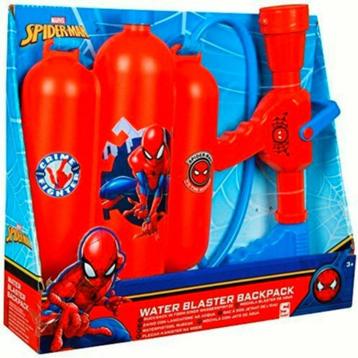 Pistolet à eau Spiderman avec réservoir à l'arrière