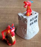 Mulan: 2x draakje Mushu, Verzamelen, Disney, Ophalen of Verzenden, Overige figuren, Zo goed als nieuw, Beeldje of Figuurtje