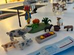 Playmobil 9832- boerderijdieren met vogelverschrikker, Kinderen en Baby's, Speelgoed | Playmobil, Ophalen of Verzenden, Zo goed als nieuw