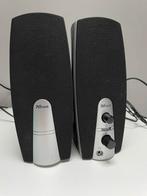 Trust | Enceintes MiLa 2.0 5W - Noir/Argent, Enlèvement ou Envoi, Comme neuf