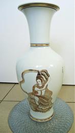Vaas Italiaans Porselein 60 cm 24K Goud verguld ✨😍💑🤗🎁👌, Antiek en Kunst, Ophalen of Verzenden