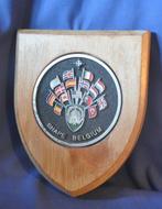 blason mural shape belgique, Ophalen of Verzenden, Overige soorten, Embleem of Badge