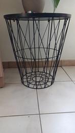 bijzettafels, Huis en Inrichting, Minder dan 55 cm, Rond, Zo goed als nieuw, Hout