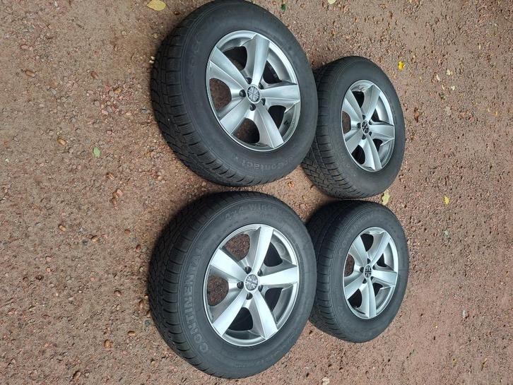 Alu velgen met winterbanden, Auto-onderdelen, Banden en Velgen, Velg(en), Winterbanden, 17 inch, 235 mm, Personenwagen, Gebruikt