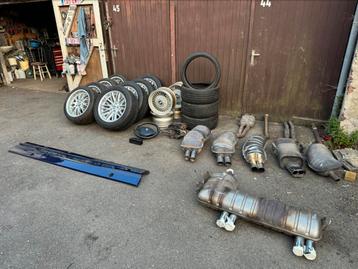 Bmw e36 onderdelen ( velgen , uitlaat ) beschikbaar voor biedingen