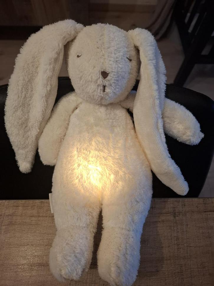 the humming bunny 2.0 - sand - moonie, Kinderen en Baby's, Speelgoed | Knuffels en Pluche, Zo goed als nieuw, Konijn, Ophalen