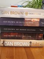 DAN BROWN : DA VINCI , BERNINI , DELTA DECEPTIE , OORSPRONG, Boeken, Ophalen of Verzenden, Gelezen, Dan Brown