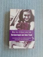 Herinneringen aan Anne Frank (Miep Gies), Ophalen, Tweede Wereldoorlog, Gelezen, Overige onderwerpen