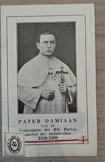 Pater Damiaan bidprentje 1931 beschikbaar voor biedingen