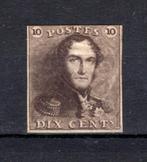 1 MH 1849 - Z.M. Koning Leopold I, Postzegels en Munten, Postzegels | Europa | België, Ophalen of Verzenden, Postfris, Spoor van plakker