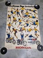 Poster jaren 70-80 Honda CB XL Four en Pelé, Verzamelen, Ophalen of Verzenden, Zo goed als nieuw