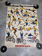Poster jaren 70-80 Honda CB XL Four en Pelé, Ophalen of Verzenden, Zo goed als nieuw