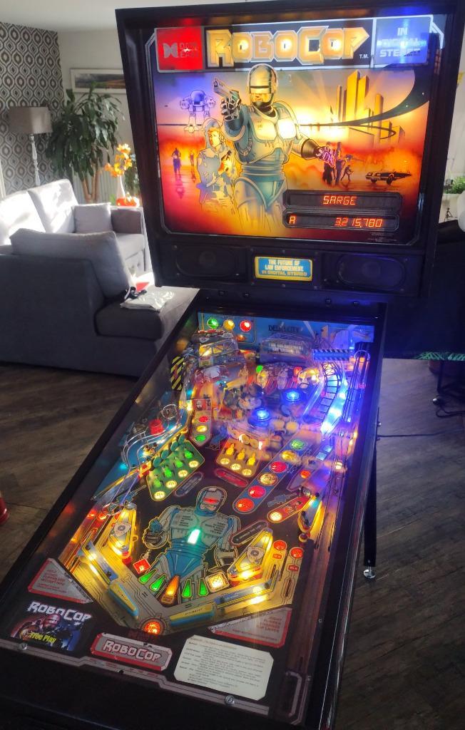 Data East Robocop flipperkast, Verzamelen, Automaten | Flipperkasten, Gebruikt, Elektronisch, Flipperkast, Data East, Ophalen of Verzenden
