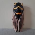 Vintage Majolica muurvaas in keramiek 30 cm, Antiek en Kunst, Antiek | Keramiek en Aardewerk, Ophalen of Verzenden