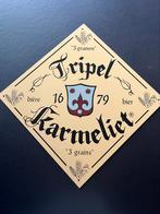 Tripel Karmeliet - reclamebord in pvc, Verzamelen, Merken en Reclamevoorwerpen, Ophalen, Nieuw, Reclamebord